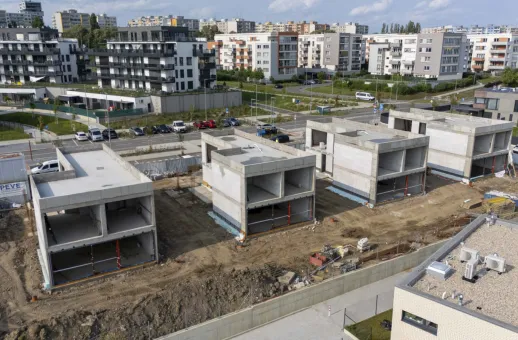 VILY STODŮLKY JIH - rough construction completed