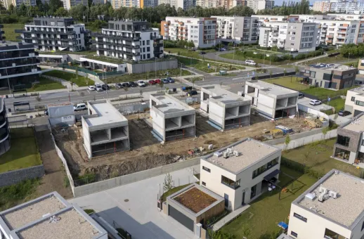 VILY STODŮLKY JIH - rough construction completed